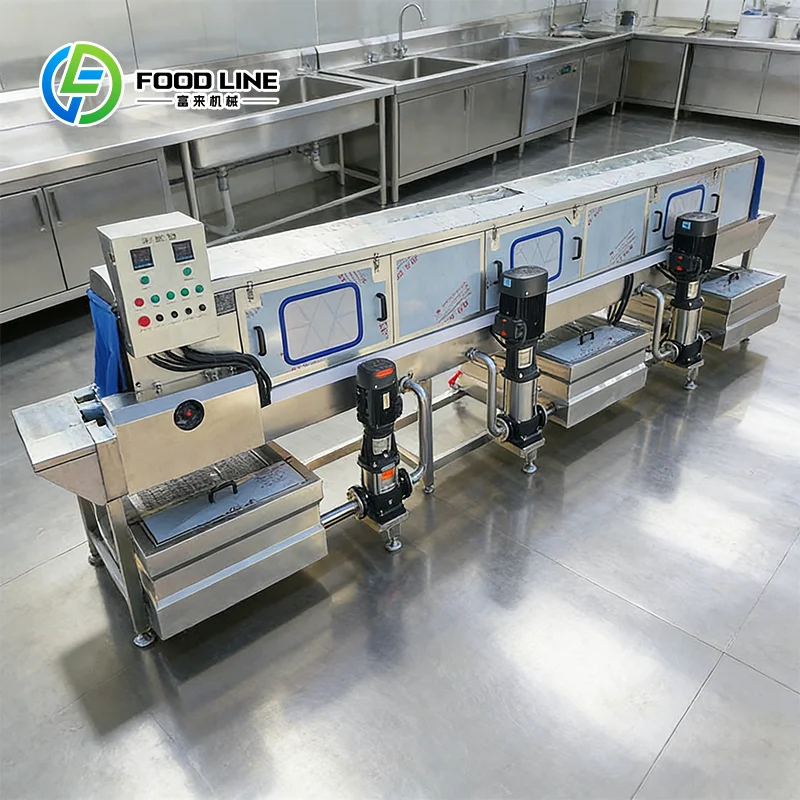 Stainless Steel Industrial Basket Washer Machine Heavy-Duty Plastic Pallet Crate Cleaning Equipment FL Customized