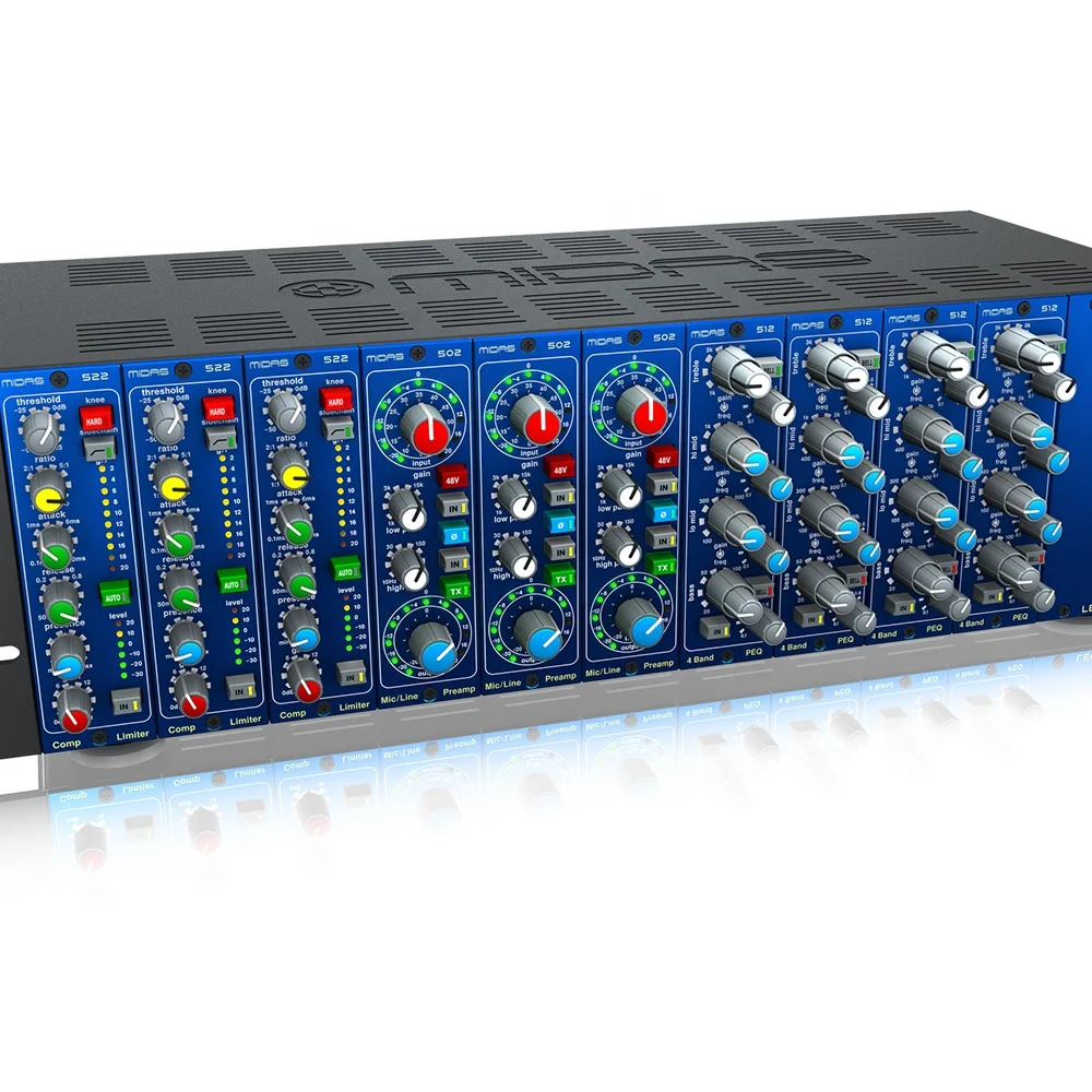 Equalizer parametriczny Midas serii 500 512 V2 Studio EQ Module Pa System Studio Sprzęt muzyczny