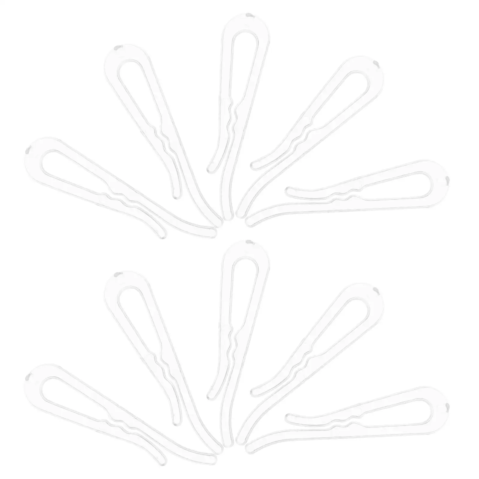

100 Pcs Transparent Shirt Clips Rust Resistant Socks Towels Baby Clothes Gloves Handkerchiefs Bra Pins Cloth Hanger