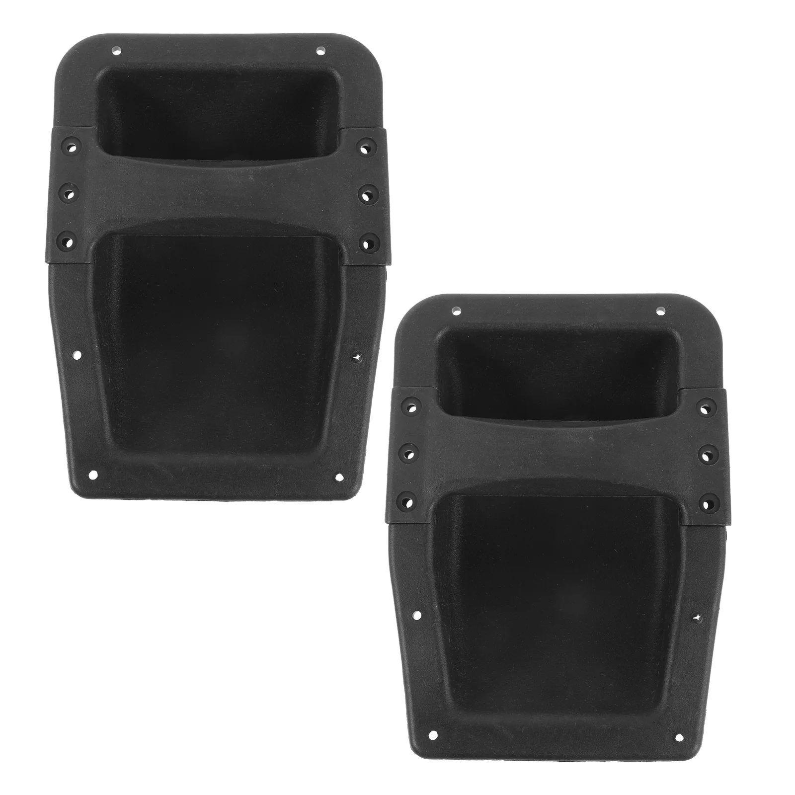 

2 Pcs Recessed Handle for Speaker Handles Cabinets Sound Bar Speakers Loudspeaker Plastic Supplies