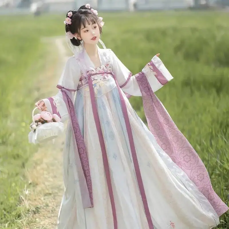 زي Chinoiserie Han زي لعب الأدوار للنساء، زي المسرح، زي الرقص هان، هدية عيد ميلاد رسمية لحفلة التخرج