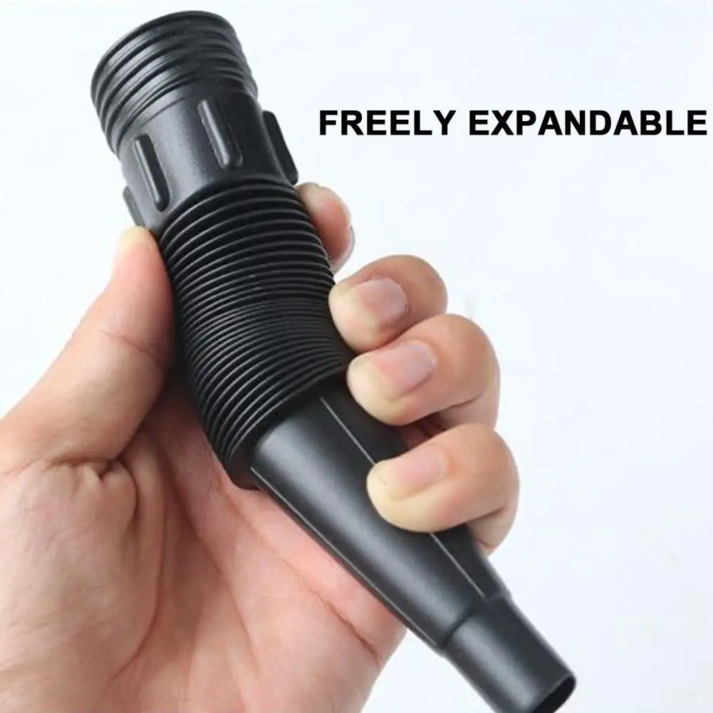 Car Motorcycle Truck Engine Funnel -With Filter&Strainer, Oil/Gasoline Refueling,Plus Extension Pipe Hose,Essential Filling Tool