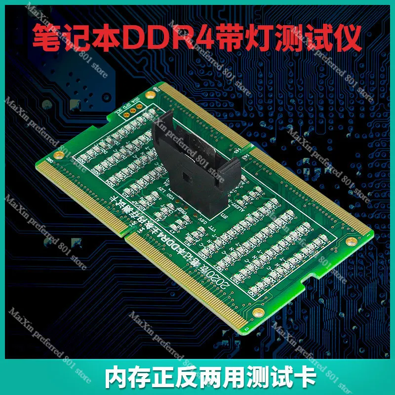 ddr4-ノートパソコンメモリースロットテスターカード、リバーシブルledインジケーターメインボードメモリーフォルト検出器
