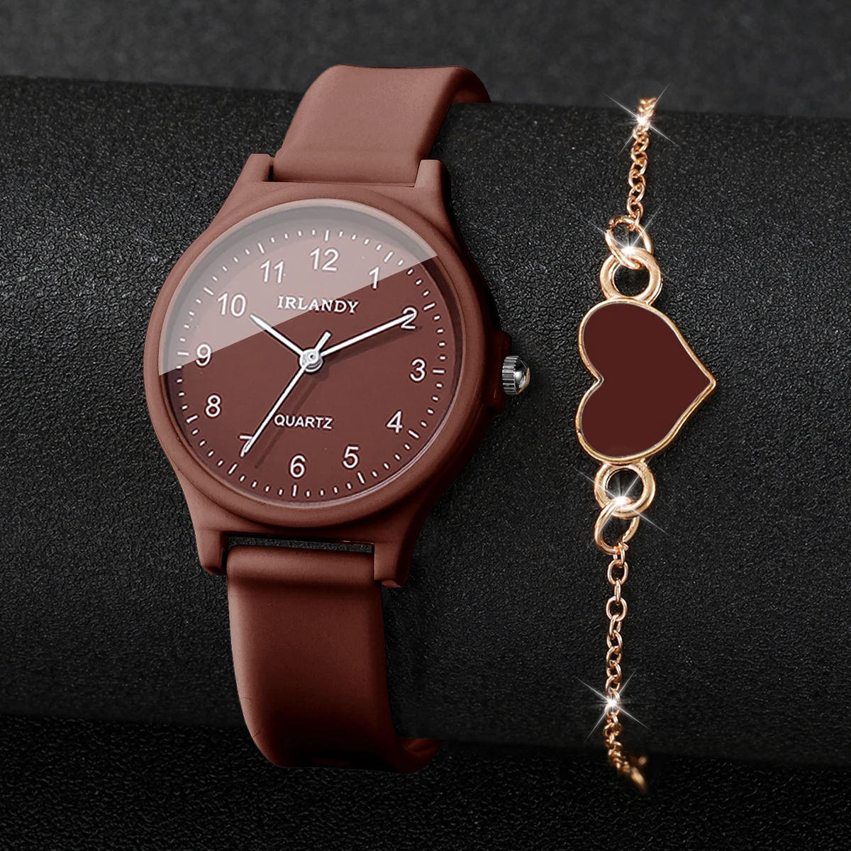 2 Buah Jam Tangan Kuarsa Wanit - Silicone Band Women ulasan dan harga