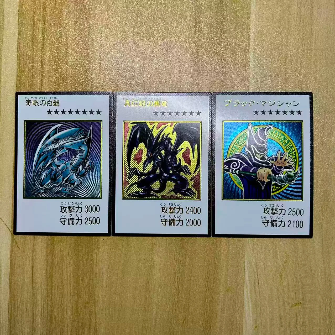 Yu-Gi-Oh！Comic Fan Blue-Eyes White Dragon Diy UTR Rough Flash Proxy Card Red-Eyes Black Dragon Dark Magician Collection Card Toy