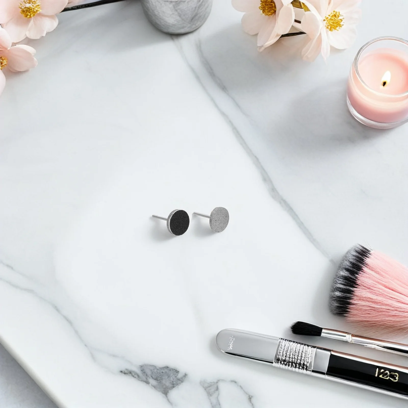 

2 pcs Nail Drill Bit Set Flat Disc Sanding Bits For Manicure Precision Buffing Cuticle Care Polish Replaceable Sandpaper Russian