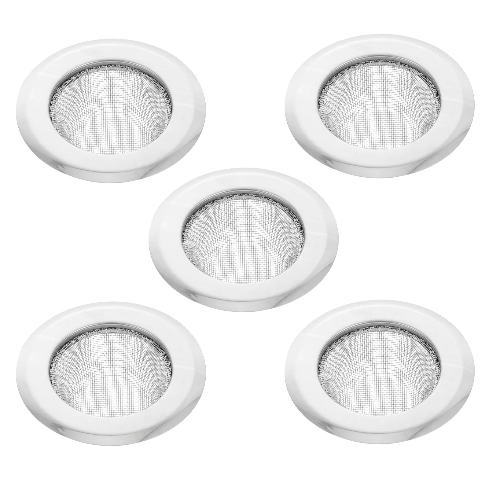 5 قطعة مصافي حوض المطبخ الفولاذ المقاوم للصدأ القمامة تصفية استنزاف مصفاة سدادة سهلة التنظيف مكافحة انسداد بالوعة مرشح القمامة #1