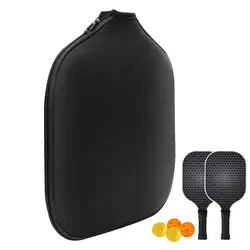 Custodia per paddle con palline di sottaceti Borsa per palline da tennis Borsa per palline da tennis Zaino per palline per donna Borsa per racchette Design con cerniera liscia per adulti