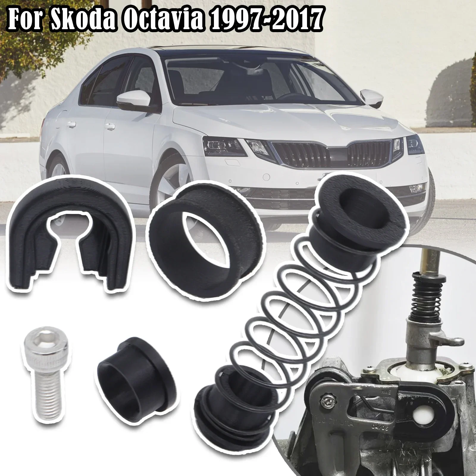 

For Skoda Octavia Gearbox Repair Kit MT Trans Shifter First Gear Getter Reverse Lever Change Selector Linkage Bushes 1997 - 2017