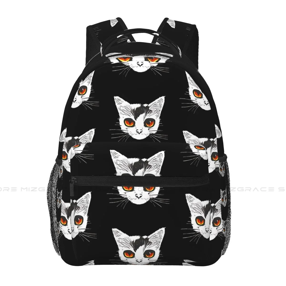 

Cat Tile Model Ash The Stray Backpack for Girls Boys Travel Rucksack Daypack for Teenage School Laptop