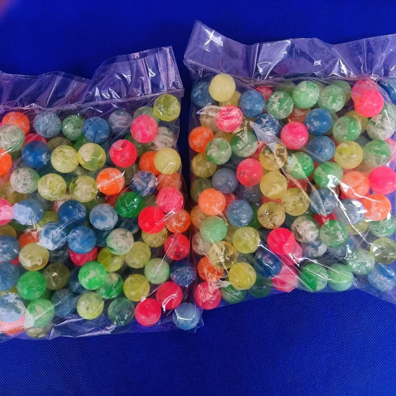 탄력 구슬 고무 점프 볼, 야외 게임, 어린이 스포츠 게임, 구름 탄성 저글링 점프 볼, 20mm, 30 개