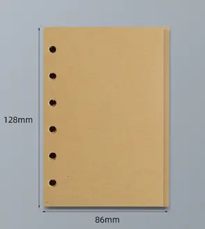 45 Sheets A5 A6 A7 Loose Leaf Notebook Refill Spiral Binder Inner Page Line Blank craft  Grid Inside Paper Stationery - Image 37