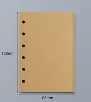 45 Sheets A5 A6 A7 Loose Leaf Notebook Refill Spiral Binder Inner Page Line Blank craft  Grid Inside Paper Stationery - Image 29