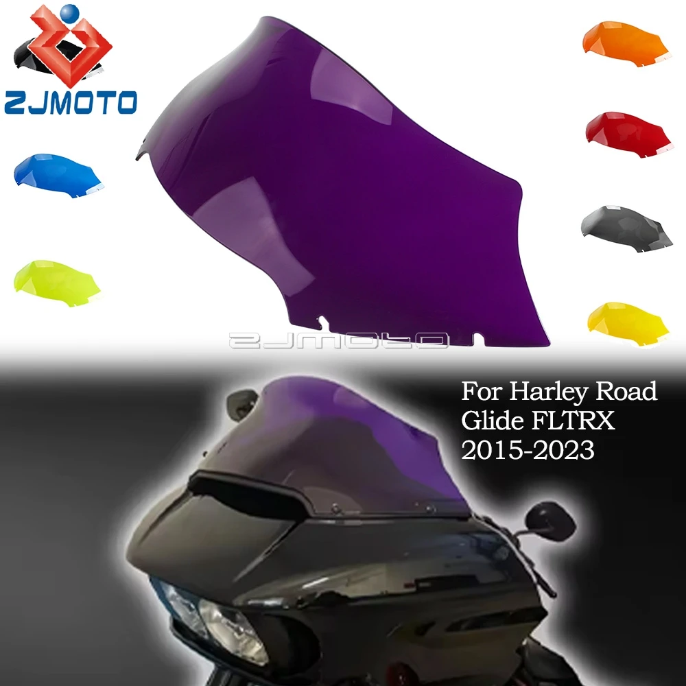 motorcycle-7-9-inch-pc-front-windshield-wind-windscreen-deflector-cover-plate-kit-for-harley-touring-road-glide-fltrx-2015-23
