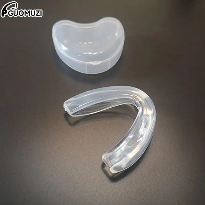 Mouthguard para adultos e crianças, protetor bucal, protetor de dentes EVA, cinta esportiva, boxe, basquete, rugby, karatê, 1pc