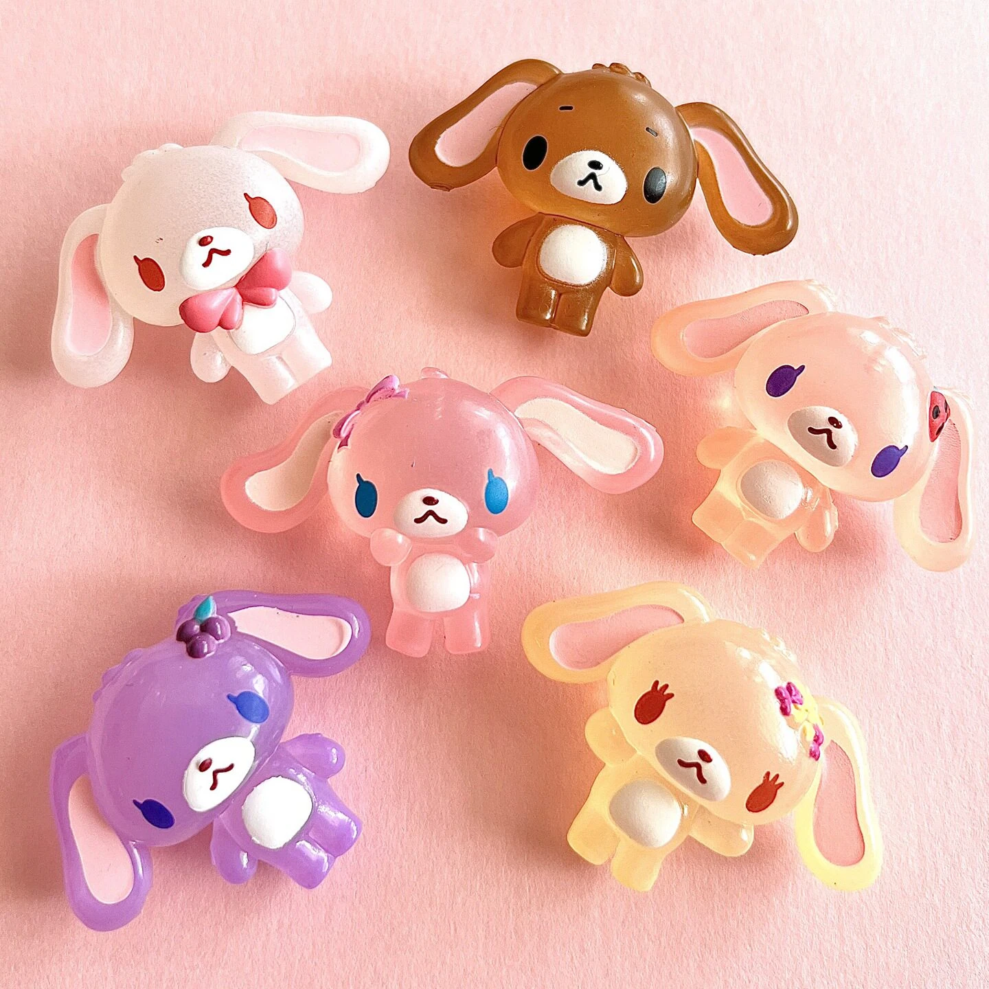 Sugarbunnies Blind Box Pendant Cute Kurousa Caramel Dessert Bunny Mini Figure Charm Umbrella Bag Decor Kawaii Collectible view 2