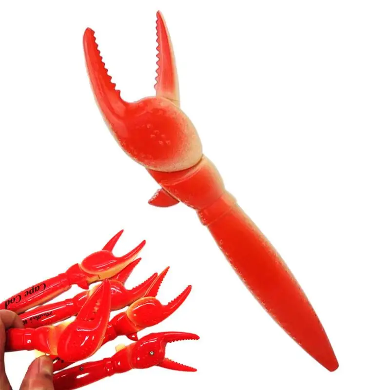 

Crab Pencil Creative Crab Claw Pens Fun Ballpoint Pens Supplies Ballpoint Pen Ink Pen For Kids School Unique Pens Smooth Writing