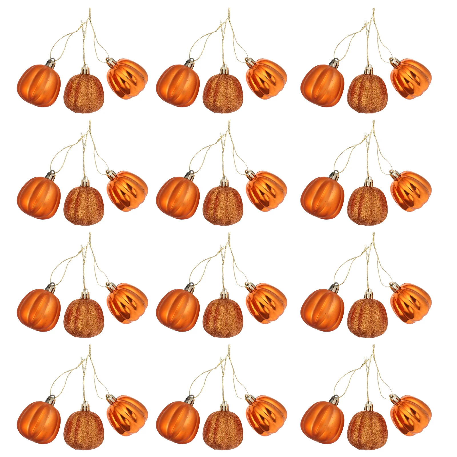 

36Pcs Simulation Pumpkin Ornaments Set: Realistic Fall Decor for Harvest Party Window Display Indoor Outdoor Use