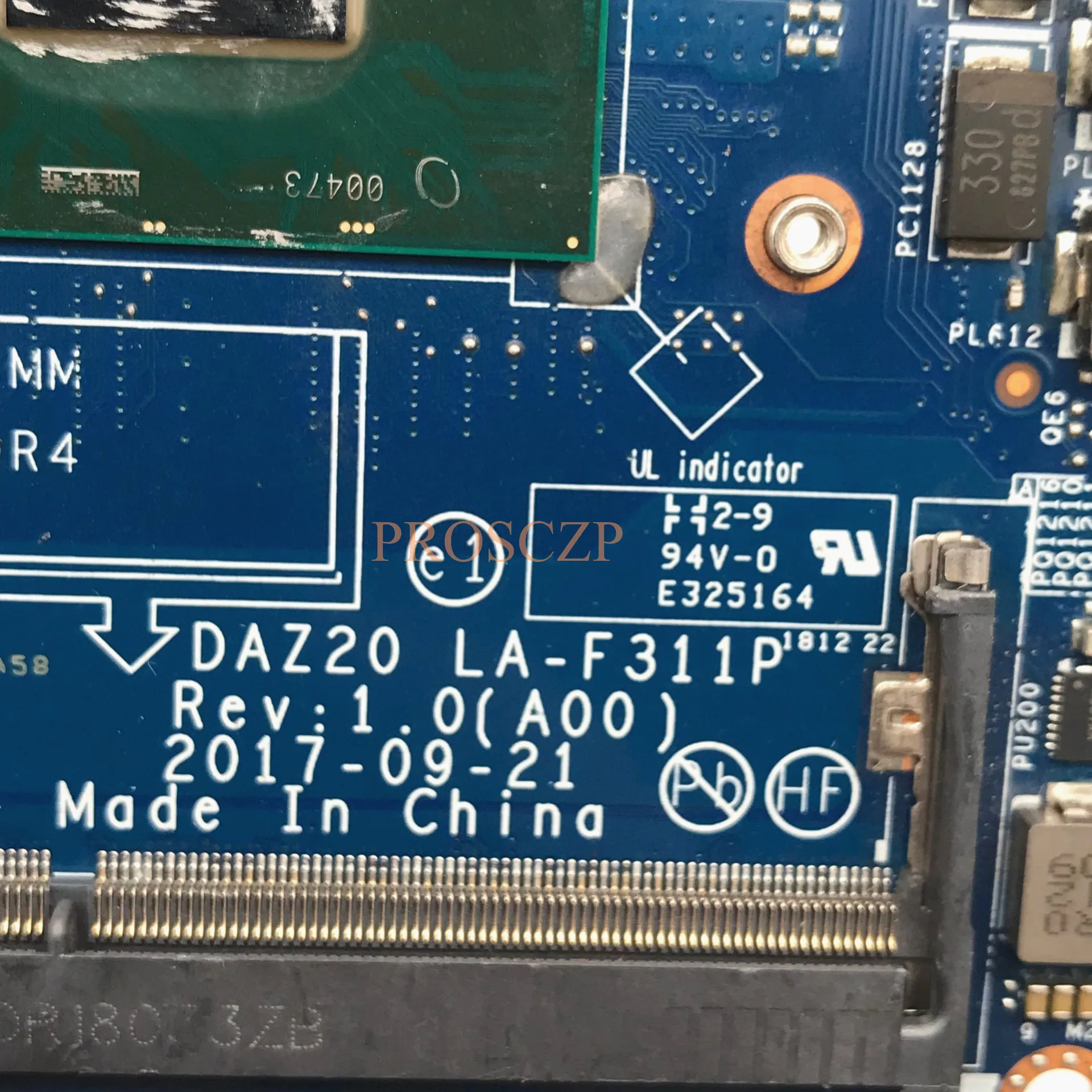 

For Dell CN-0HFXXW 0HFXXW HFXXW Latitude 7290 7390 Laptop Motherboard DAZ20 LA-F311P W/ SR3L9 I5-8350U CPU DDR4 100% Full Tested