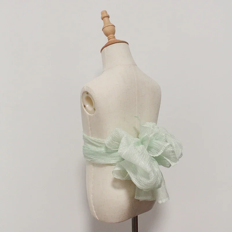 حزام خصر للفتيات من غزل الأطفال إكسسوارات كيمونو يابانية تقليدية فستان ملفوف بحزام الخصر