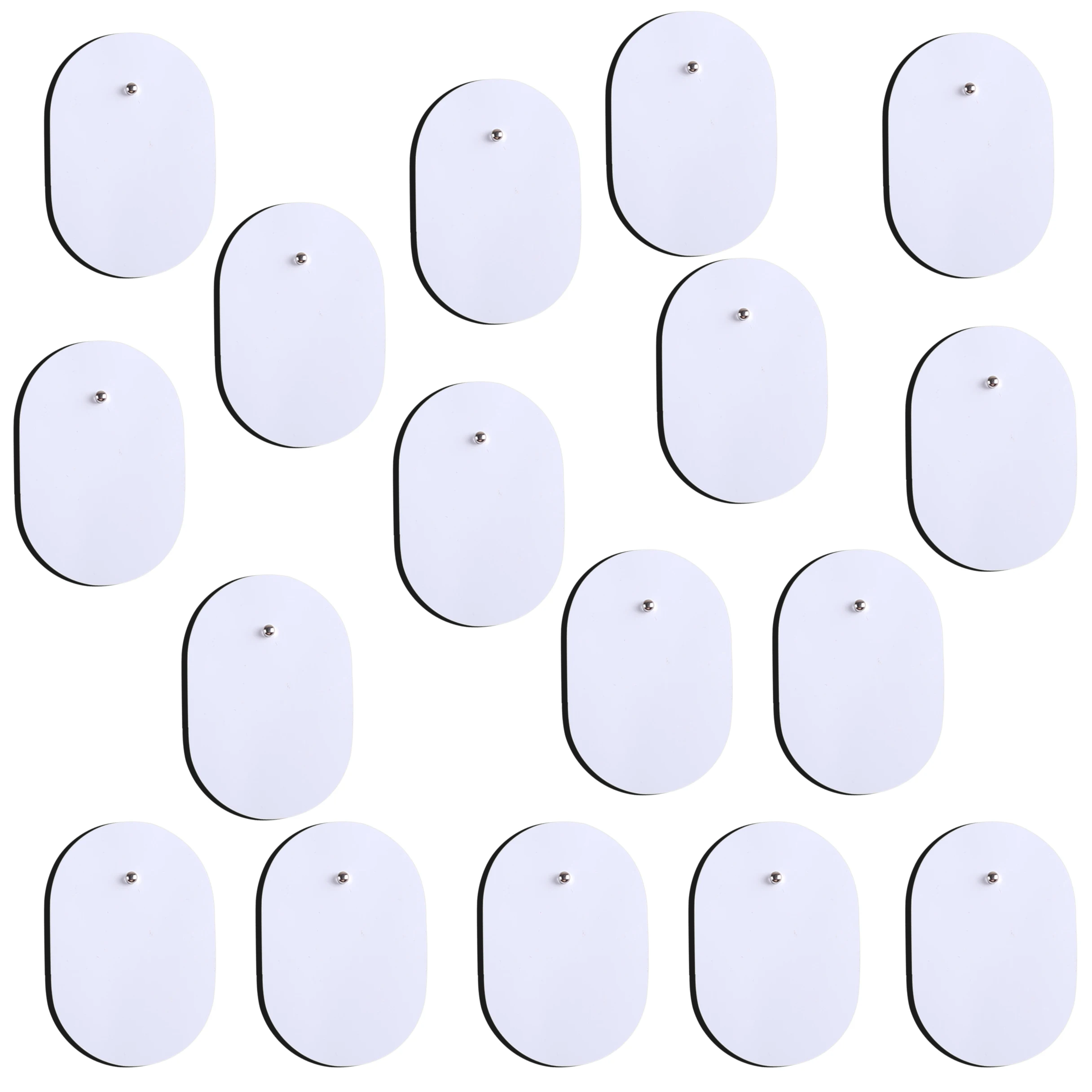 Cervical Vertebra Machine Electronic Physiotherapy Massage Low Frequency Electrode Pads Digital TENS 4*6.5cm