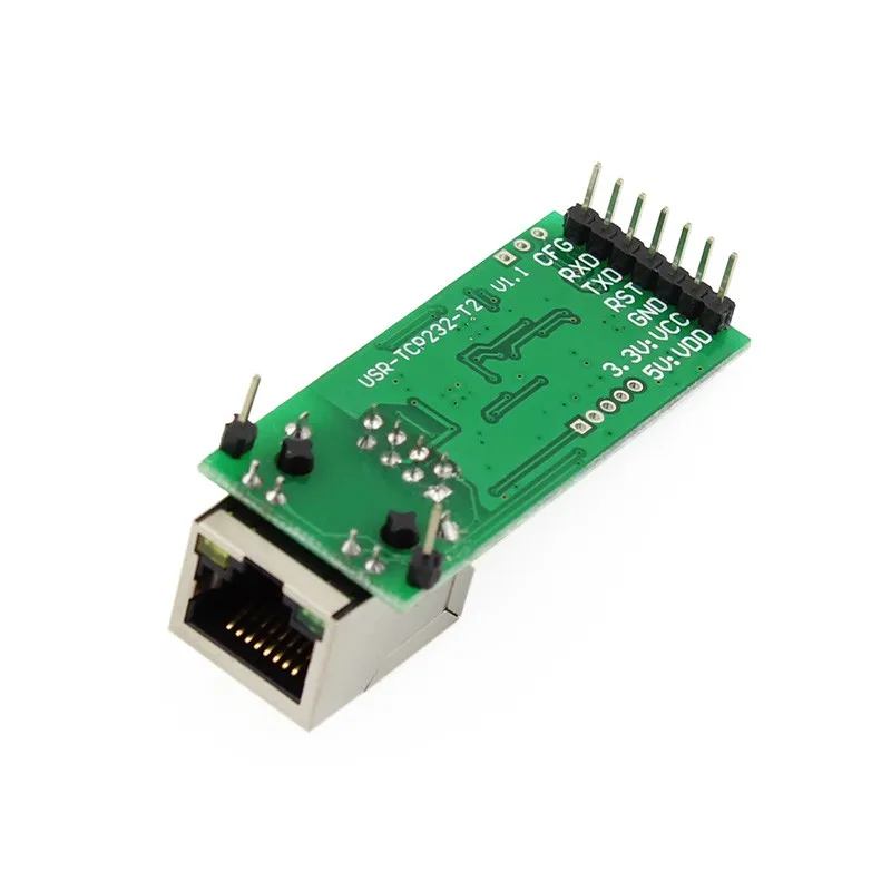 Imagem -04 - Minúsculo Serial Ethernet Conversor Módulo Serial Uart Ttl para Ethernet Tcpip Módulo Suporte Dhcp e Dns Usr-tcp232-t2