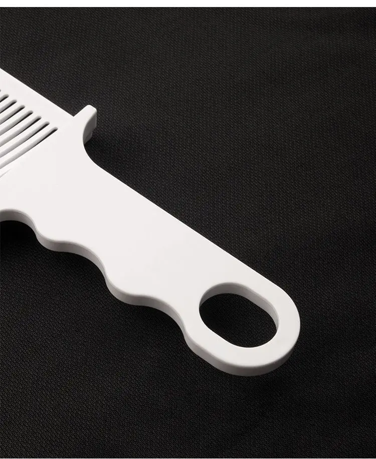 Professioneller Haarschneidekamm, Öl-Kopf-Push-Cut-Kamm, Nivellierender Friseurscheren-Positionierungskamm für Herren-Styling-Werkzeug – Detail 7