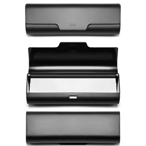 Frosted Plastic Transparent Glasses Case Simple Lightweight Sunglasse Case Storage Box Light Hard Plastic Box