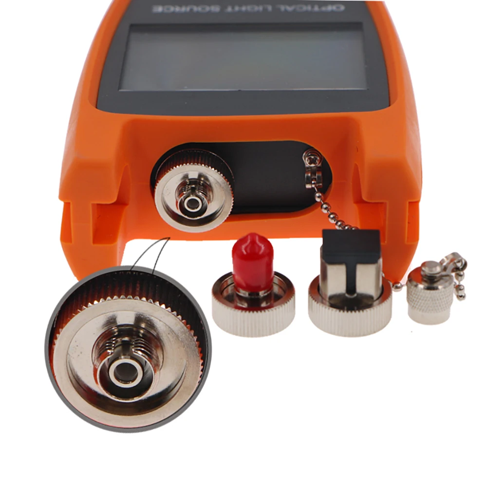 Imagem -05 - Fcst-fiber Optical Light Source Portátil para Manutenção em Rede Equipamento de Fibra Óptica Ferramentas de Teste de Fibra 1310 1550 nm