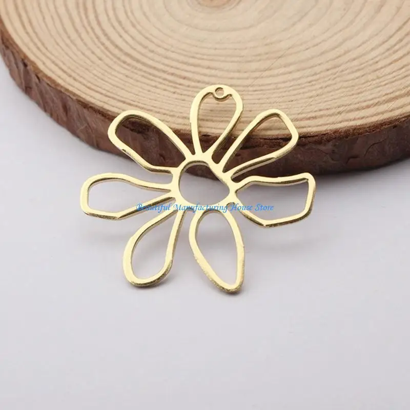 

E56A Metal Hollow Flower Choker Necklace Collar Necklace Jewelry for Women Girls