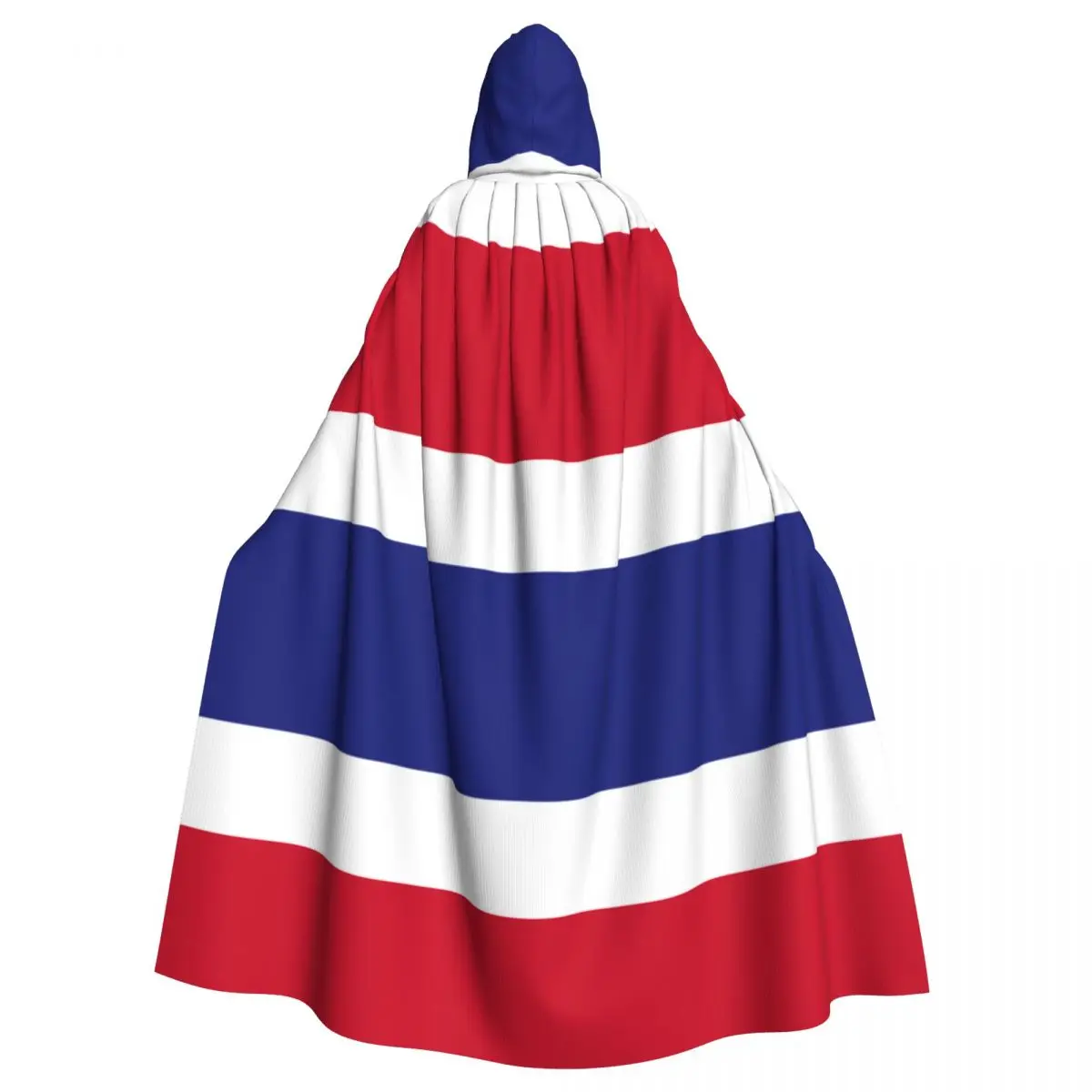 

Hooded Cloak Unisex Cloak with Hood Thailand Flag Cloak Vampire Witch Cape Cosplay