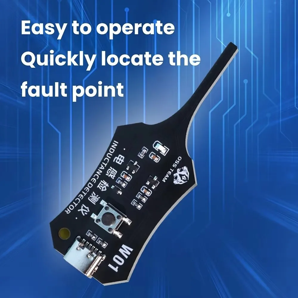 High Accuracy Motherboard Coil Tester Strong Stability Professional Electromagnetic Induction Tester Type-C Easy To Use