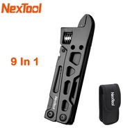 NexTool 9 In 1 Multi-Function Wrench Knife Folding Tool Multi-Purpose Pliers Wood Saw Slotted Screwdrivers Camping Multitools