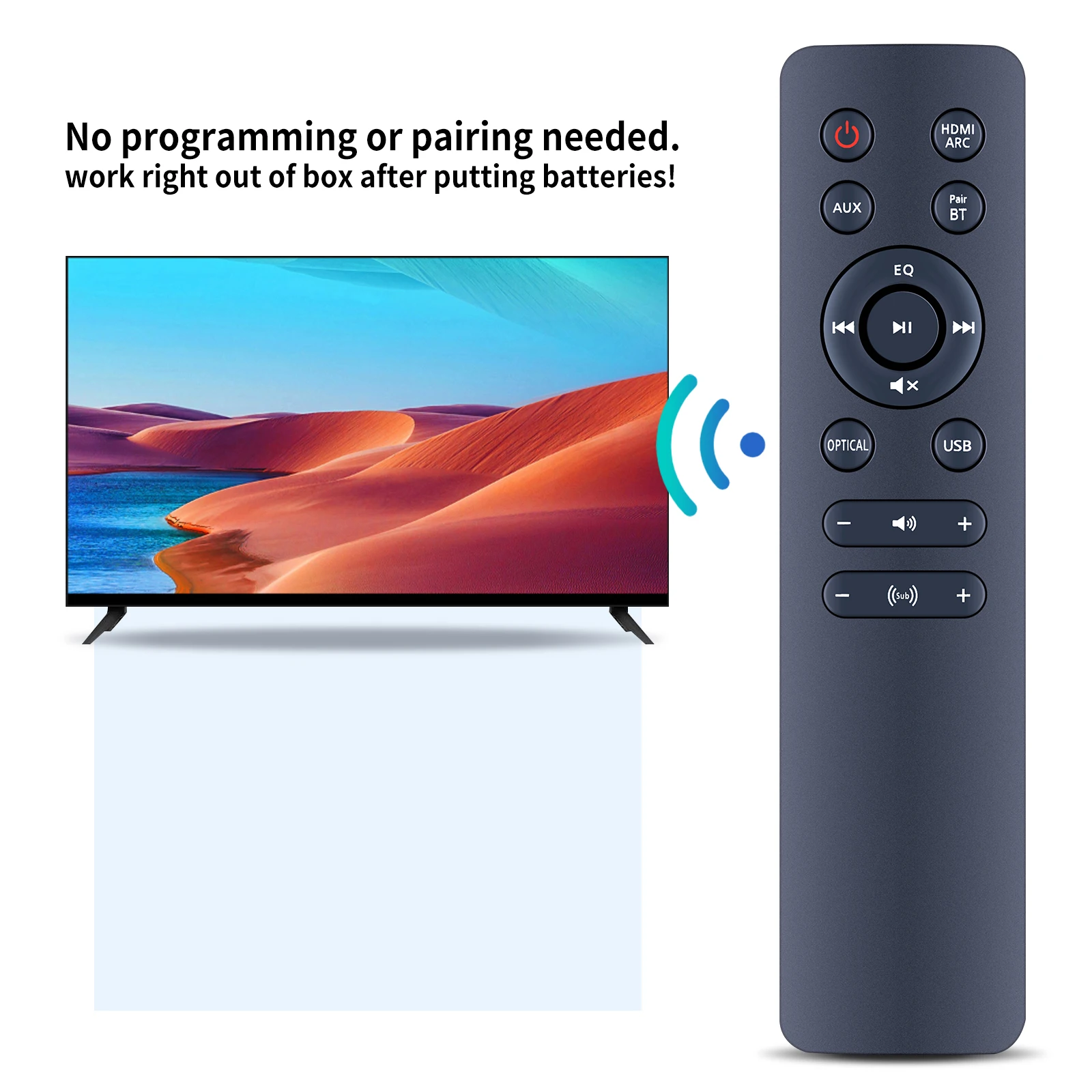 필립스 사운드바 B5706 TAB5706/37용 새 리모컨