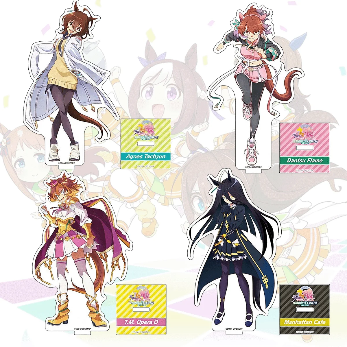 Anime Uma Musume Pretty Derby New 15cm Acrylic Stand, Keychain Tokai Teio, High Clear Valentine's Gift for Anime Fans