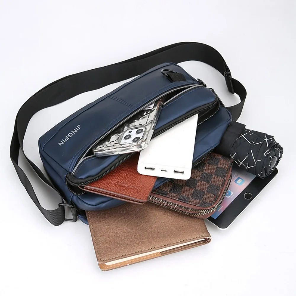 2024 männer Umhängetasche Umhängetasche Umhängetaschen Männer Kleine Sling Pack Für Arbeit Business Wasserdichte Oxford Packs Satchel Geldbörse