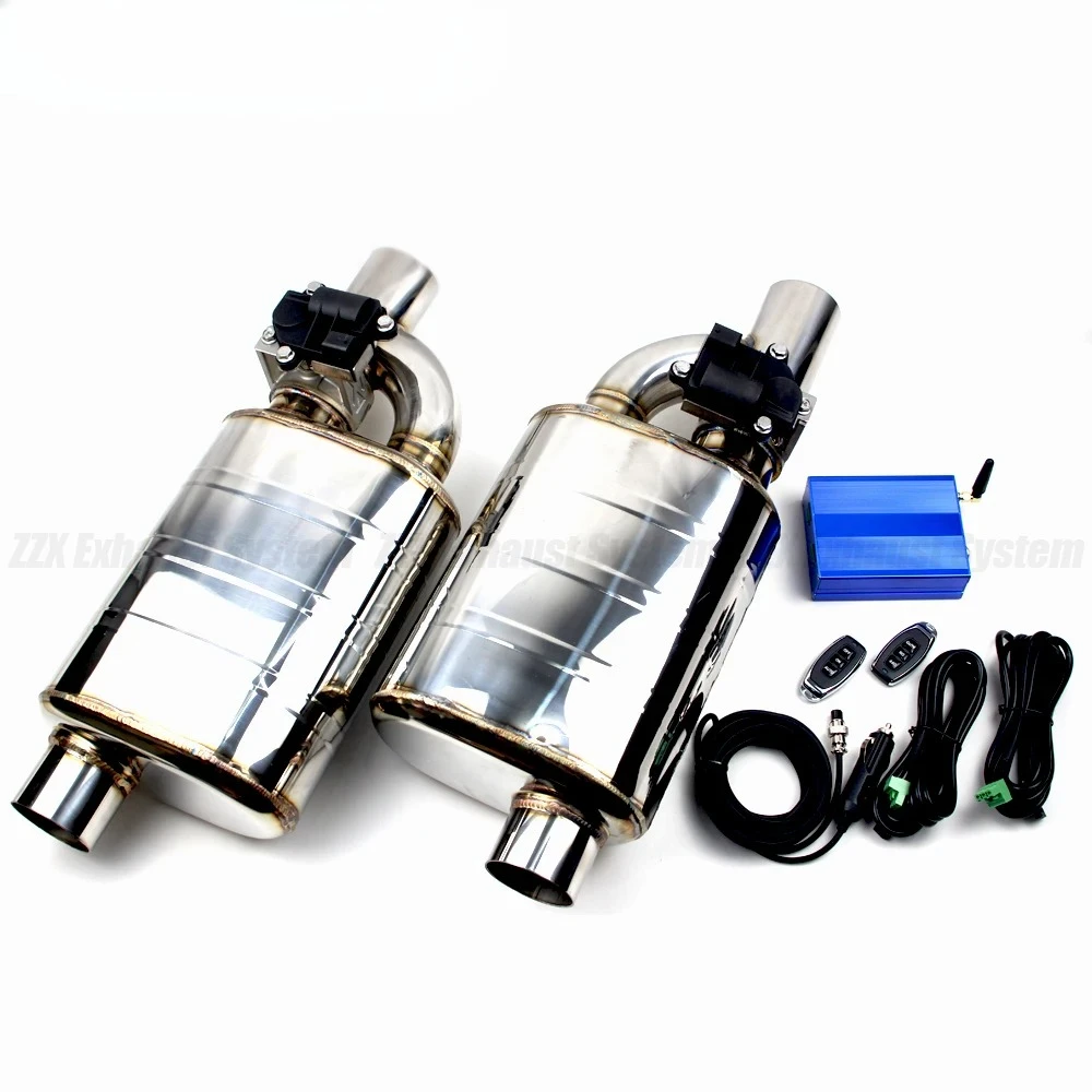 

Car accessorie 304 stainless steel exhaust pipe Sports muffler Electric control valve Welding universal Diameter 63mm TY-WP-0292