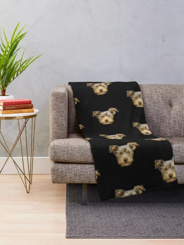 yorkshire terrier Throw Blanket Furry Flannel Loose Blankets