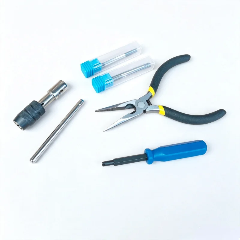 1 Set Tire Valve Core Repair Kit With Broken Extractor T Wrench Reverse For Stripped Threads Damaged Car Truck Tool