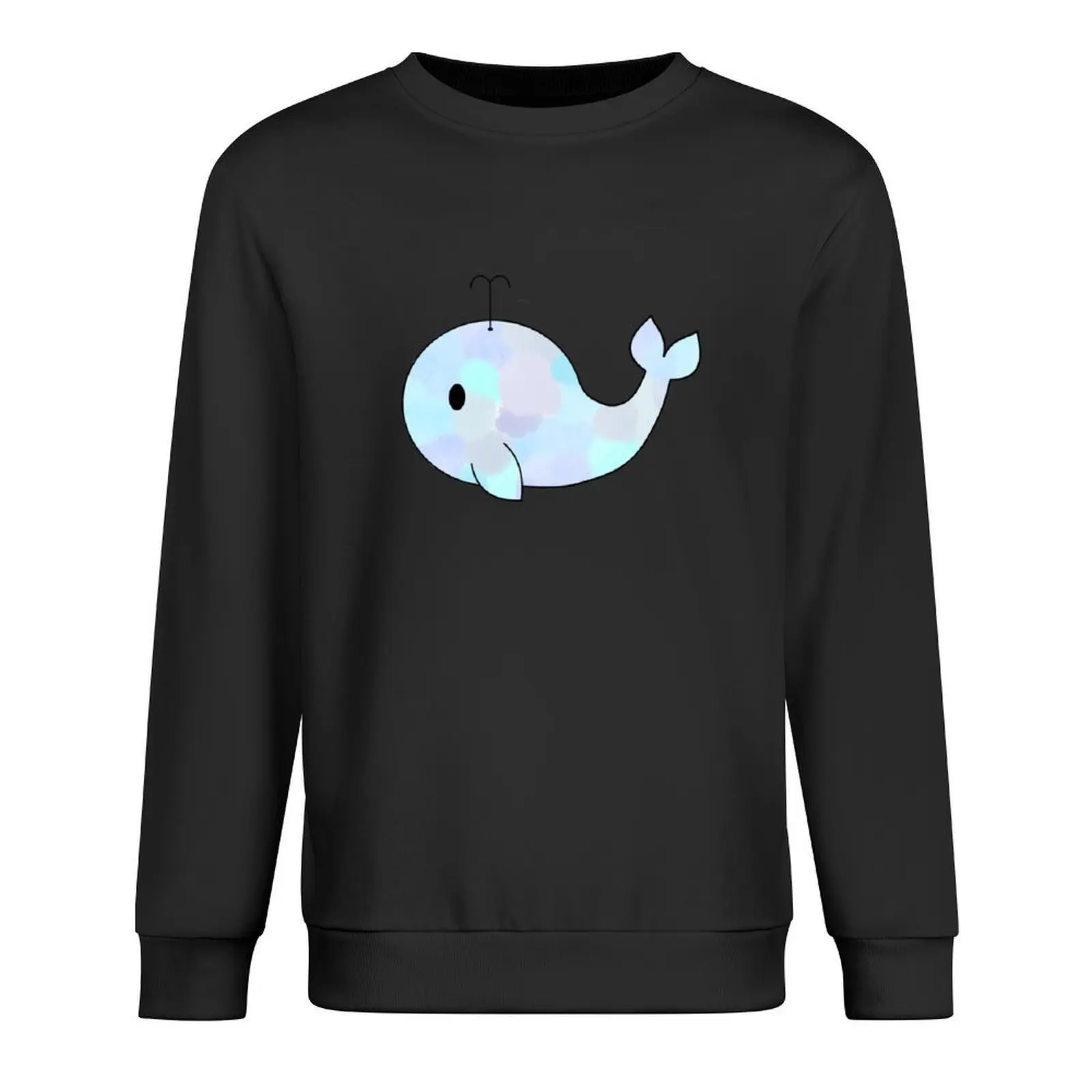 

Watercolor Whale Pullover winter clothes men's sweat-shirt set clothes for men korean autumn clothes pullover