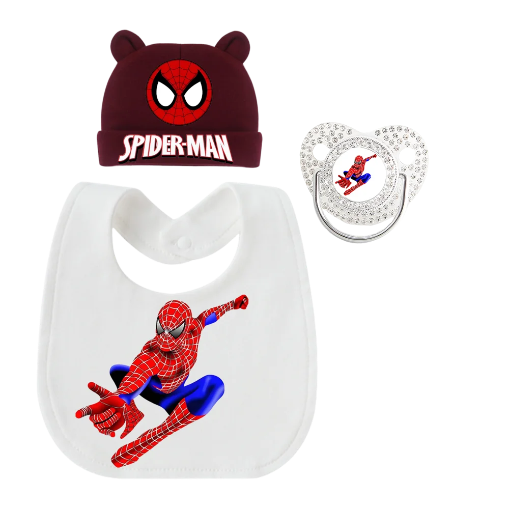 

Детская соска с мультяшным рисунком, U-образный нагрудник с аниме-принтом, милая шапочка с кавайными аксессуарами, латексная соска, очаровательная детская игрушка