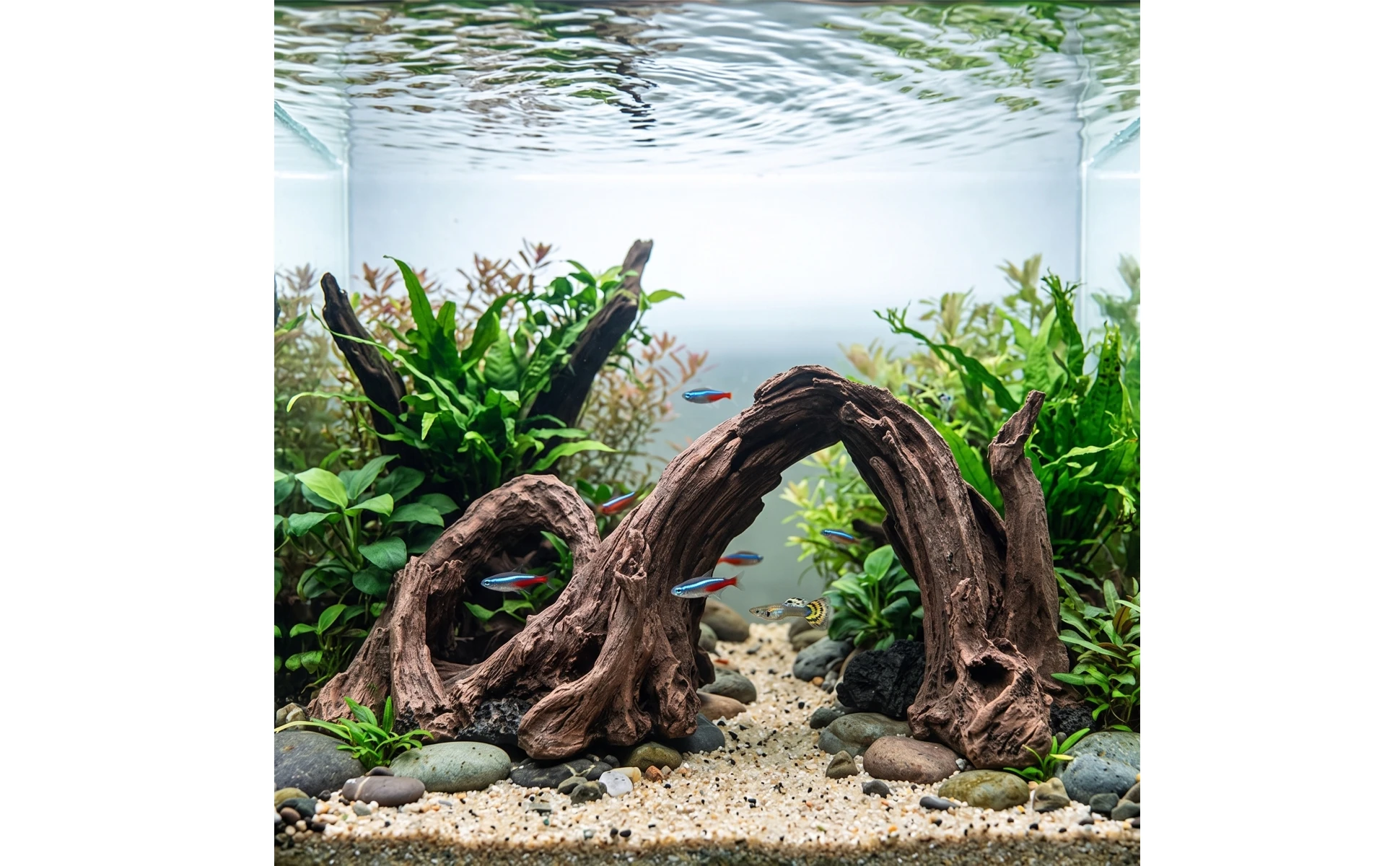 Artificial Driftwood Irregular Aquarium Driftwood Aquarium Stump Realistic Aquatic Pet Tank Cave Lifelike for Aquarists