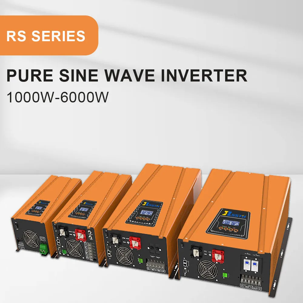 Contatto a secco a bassa frequenza DC 24V 48V a AC 11OV 22OV 230V Home True Pure Inverter a onda sinusoidale Caricatore Inverter Toroidale 48V 6000W