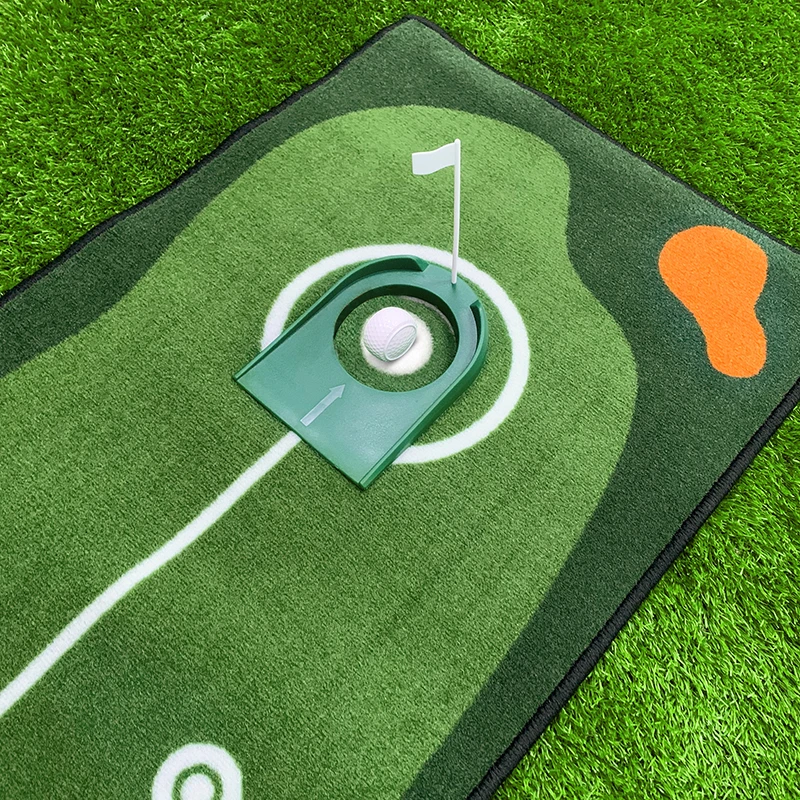 Golf Putting Cup with Hole and Plastic Flag,Putting Green Regulation Cup Indoor/Outdoor Training Aids for Office Home Garage Use