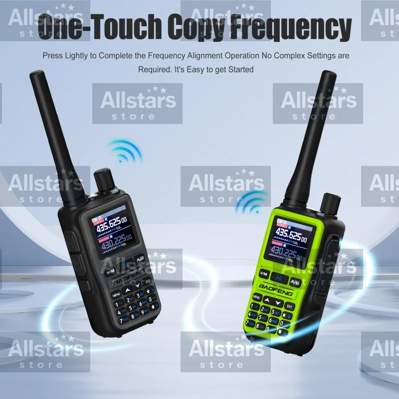 1 قطعة/2 قطعة جديد BAOFENG UV 5R جهاز اتصال لاسلكي صغير 5 واط بلوتوث متعدد الموجات اللاسلكية نسخة تردد AM FM نوع-C اتجاهين راديو التخييم