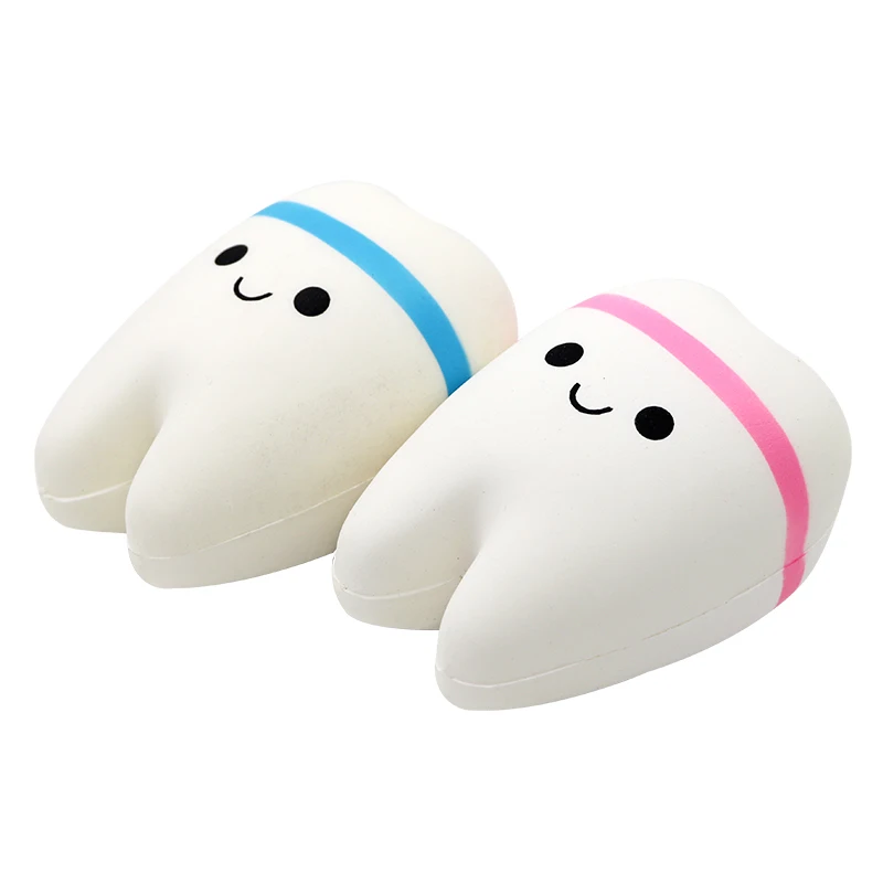 20pcs Cute Squishy Tooth Model, Dental Demonstration Toy for Clinic, Fun Educational Decor & Gift