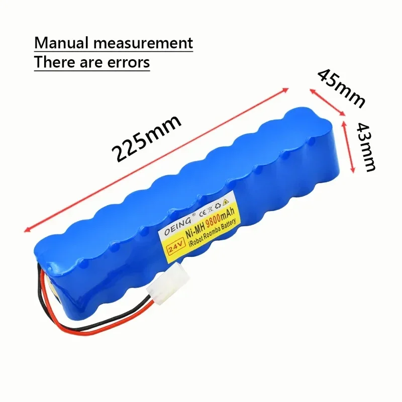 Original 24V SC Ni-MH Battery Pack CD Vacuum Cleaner Suitable Basin Air Force Supreme RH8770 RH8771WS RH877501 RH8779 RH877901