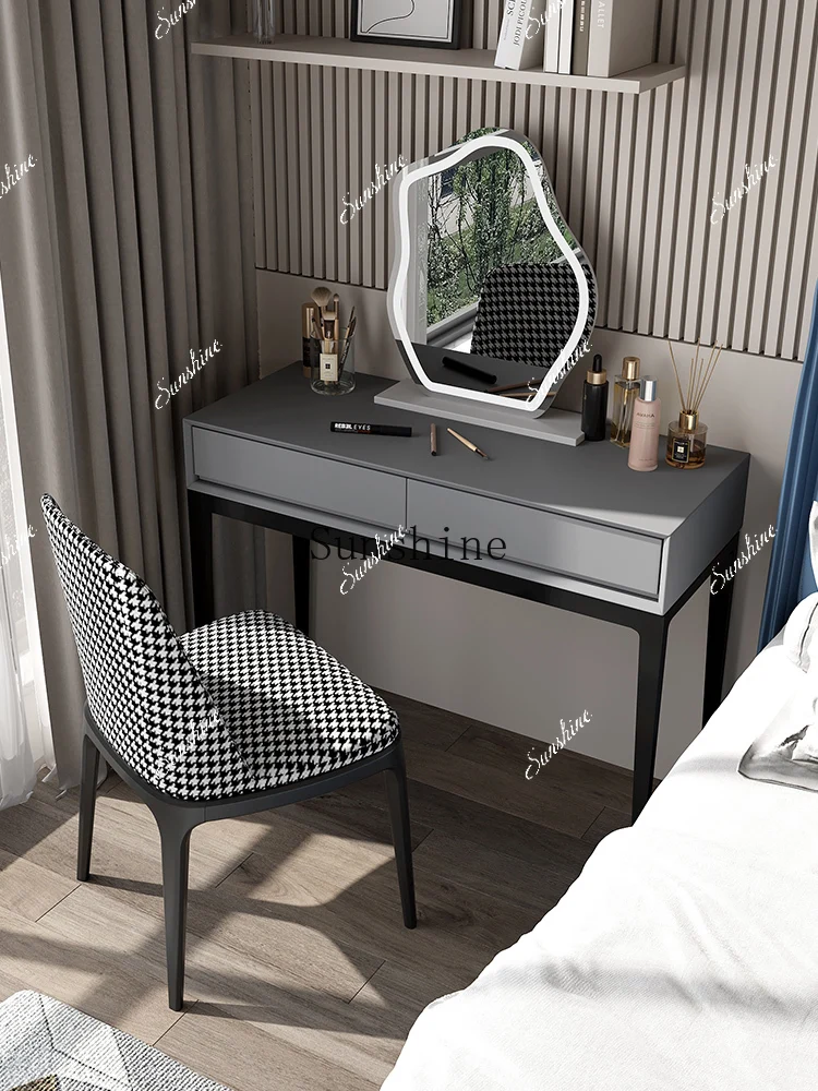 Italian minimalist solid wood dresser bedroom small apartment modern minimalist Nordic special bedside table  FT