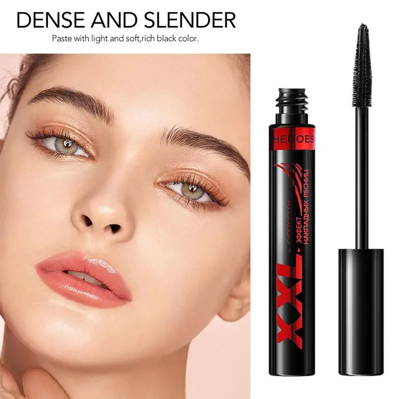 3D Mascara Waterproof Extra Thick Mascara Long Lasting Curl Lashes No Smudge Lashes Black Mascara Lengthen Lashes Makeup