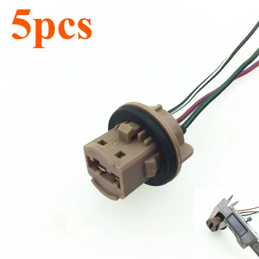 5pcs For Car lamp holder tail lamp seat reversing light width lamp turn signal brake light T20 holder double wire